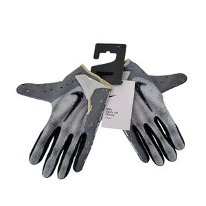 Nike Vapor Jet Mens Large Gray and Black Sports Football Gloves